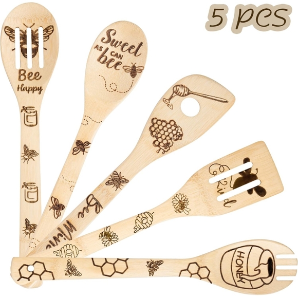 Honeycomb Bee Cooking Utinsels - Picture 2 of 5